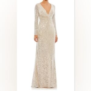 IEENA For Macduggal Sequined Long Dress wedding,  party, formal size 10.